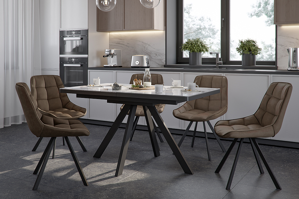 картинка Стул B607-M 48*56*83 COW TOB  коричневый от стройцентра СОМ