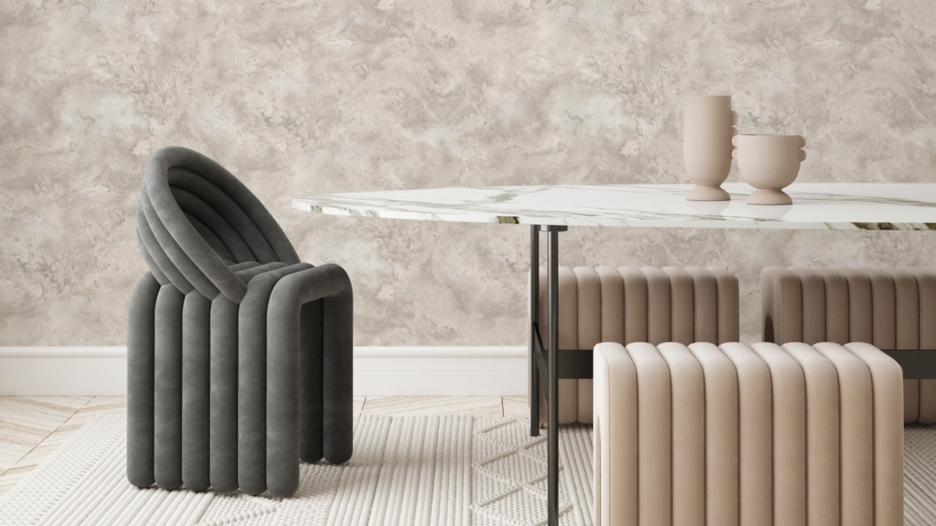 картинка Обои OVK DESIGN 1,06*10 м 11139-04 Модена от стройцентра СОМ