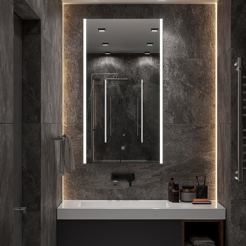 картинка Зеркало MODERN LED 600*1100 холодная подсветка (Сенсорный выключатель) от стройцентра СОМ