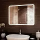 картинка Зеркало DEMURE LED 900*700 С ПОДОГРЕВОМ (Сенсорный выключатель) от стройцентра СОМ